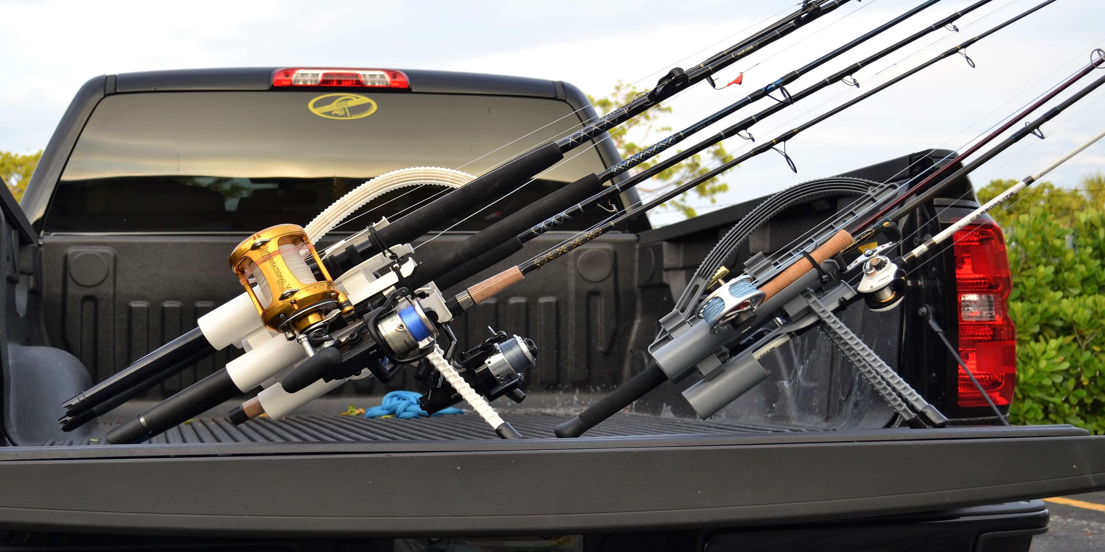 Rod Runner fishing rod carriers, rod racks and rod holders