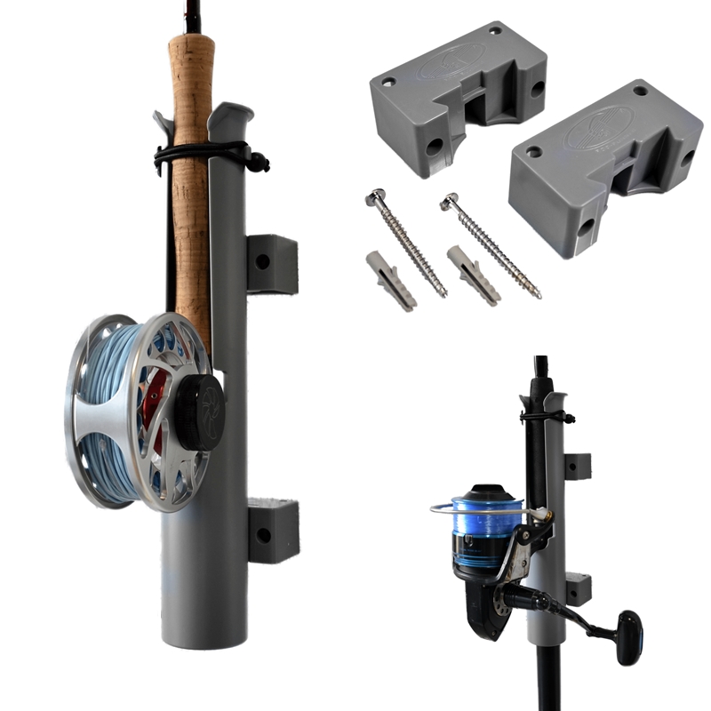 click for larger image  Fishing rod holder, Fly fishing rods, Fly